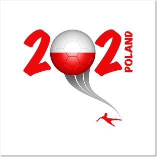 Poland Euro Soccer 2021 Posters and Art